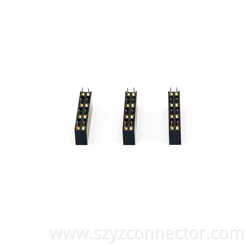 2.54mm Pitch Female Header Dual Row Straight H8.5mm 22P-240P (2)